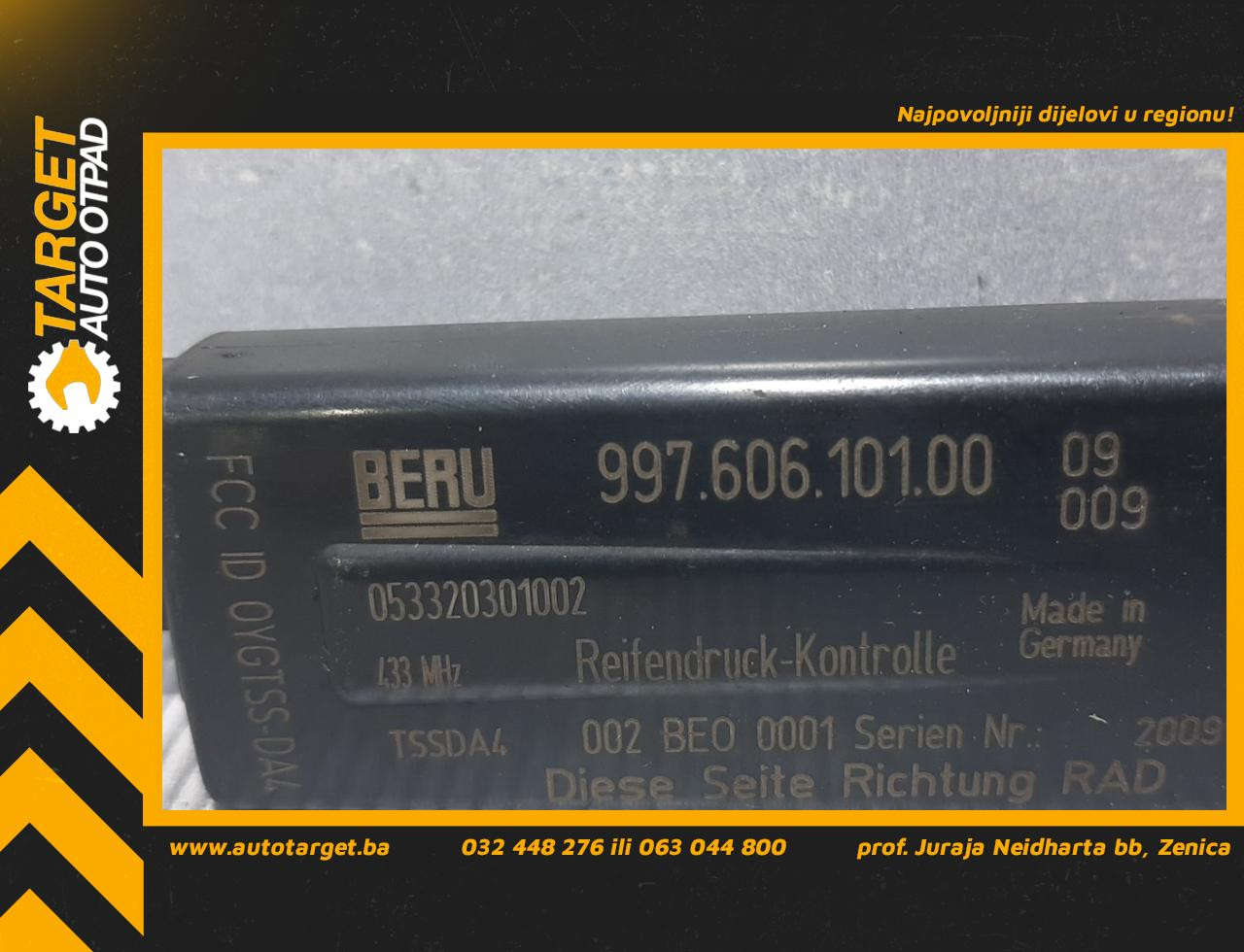 DIJELOVI ANTENA PORSCHE 911 > 05-12 99760610100