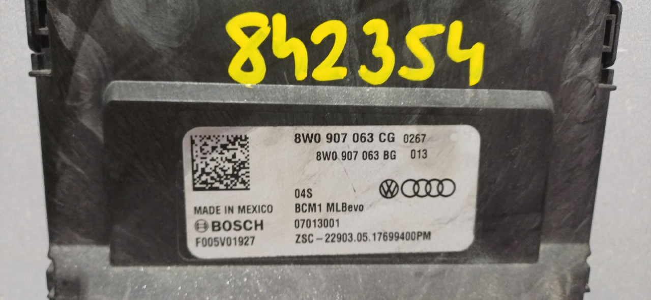 DIJELOVI BCM ELEKTRONIKA AUDI Q5 (FY) > 17 - 20  2.0 8W0907063CG