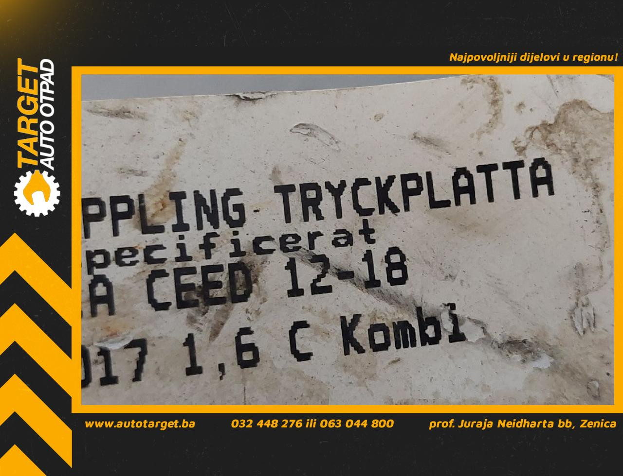 DIJELOVI KORPA KIA CEED > 12-17