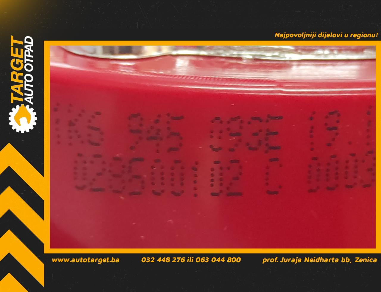 DIJELOVI STOP SVJETLO VW GOLF 5 > 03-08 1K6945093E