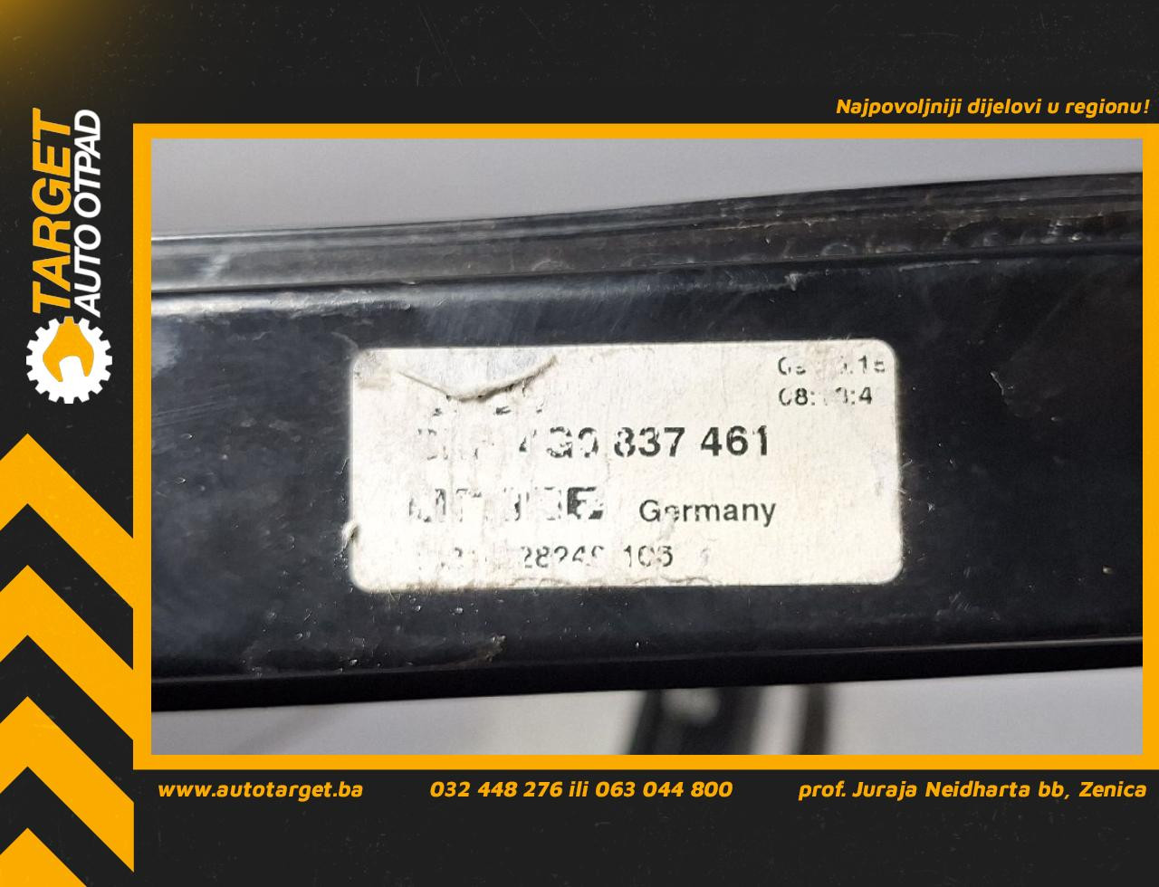 DIJELOVI ELEKTRO PODIZAC STAKLA AUDI A6 4G > 14-18 2.0 4G0837461