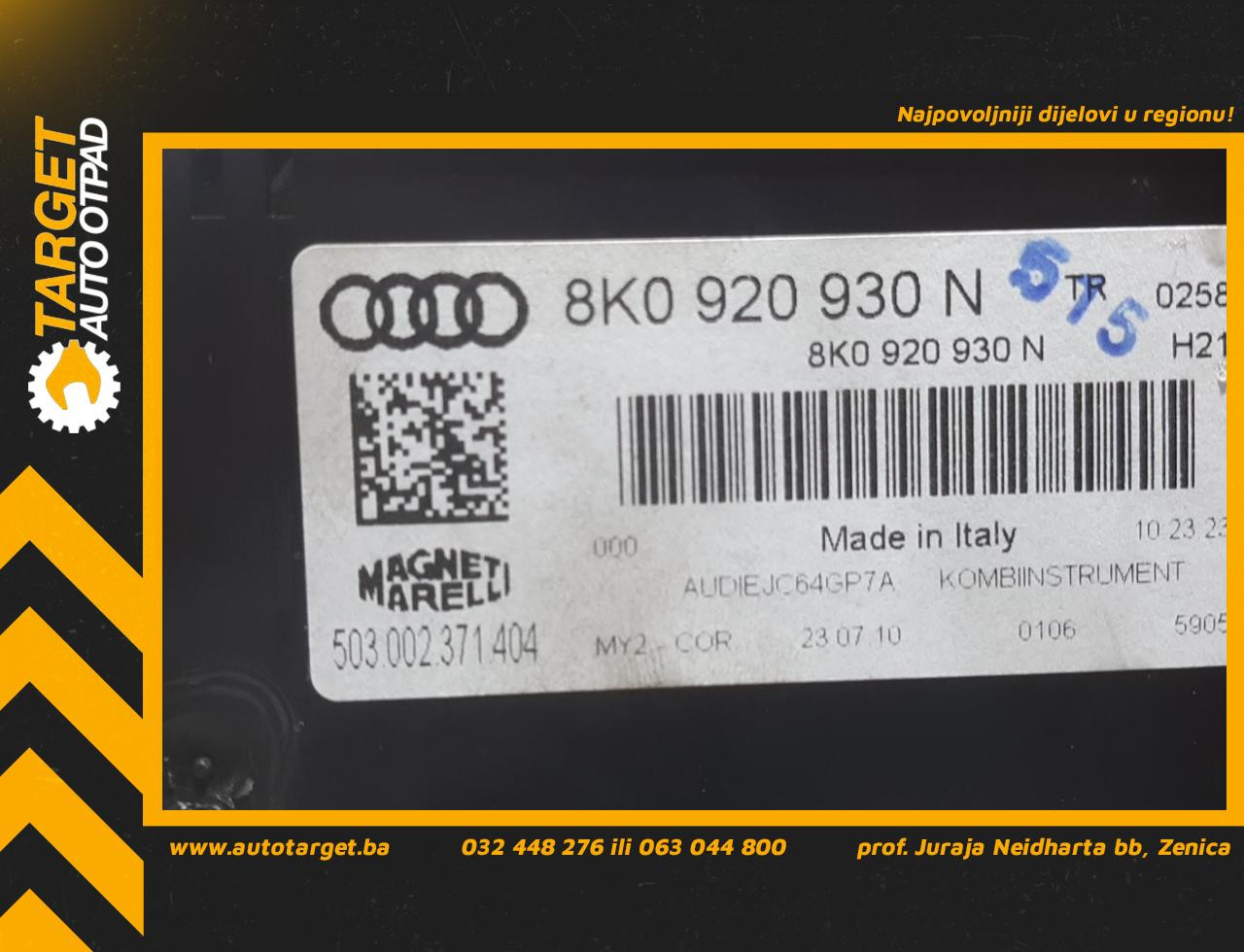 DIJELOVI CELER SAT AUDI A4 (B8) > 07-11 3.0 8K0920930N