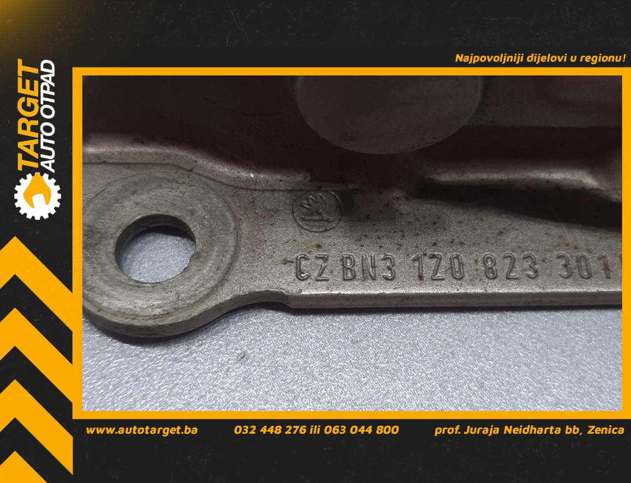 DIJELOVI SKARE OD HAUBE SKODA OCTAVIA > 04-08 1Z0823301C