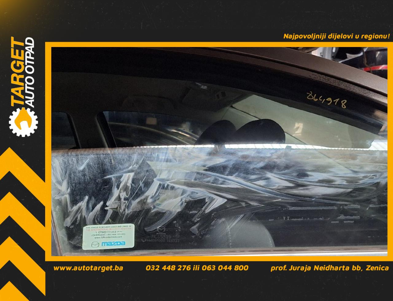 DIJELOVI STAKLO MAZDA 6 > 10-12 2.2