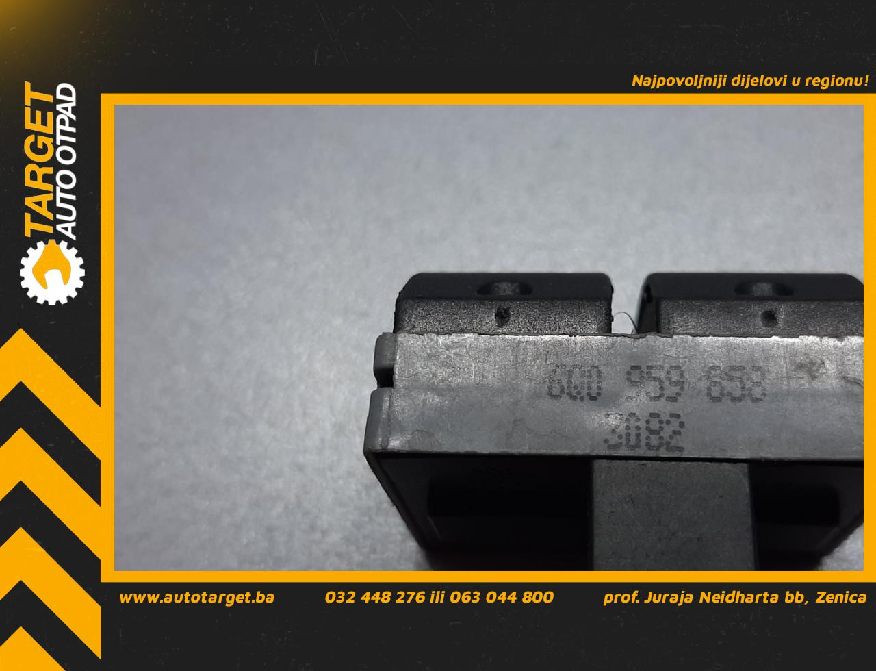 DIJELOVI PREKIDACI PROZORA VW FOX > 04-09 6Q0959858