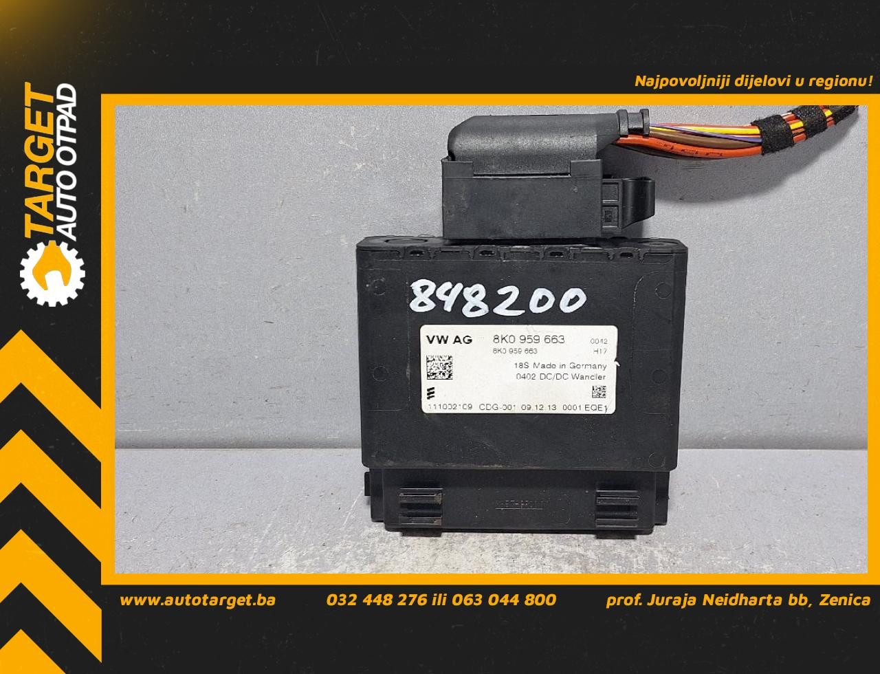 DIJELOVI ELEKTRONIKA MODUL AUDI Q3 > 11-15 8K0959663