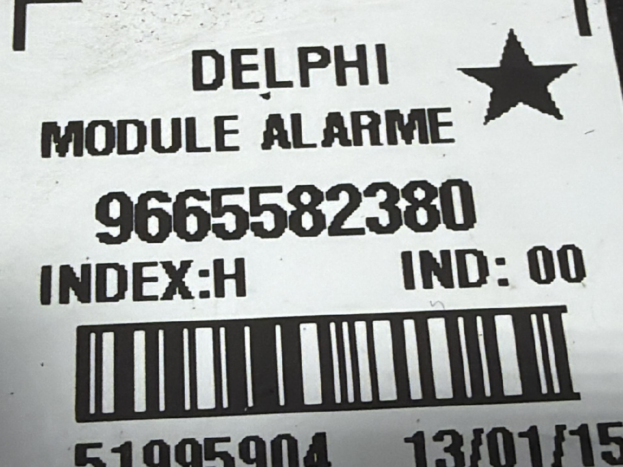 DIJELOVI ELEKTRONIKA MODUL CITROEN DS5 > 11-15 2.0 9665582380
