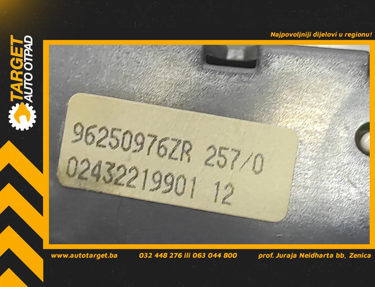 DIJELOVI SAT INSTRUMENT TABLE PEUGEOT 206 > 98-09 96250976ZR