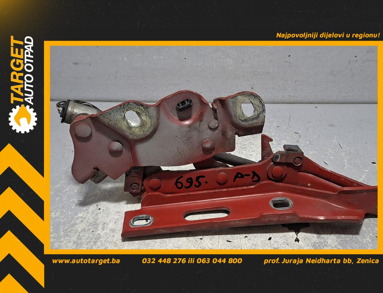 DIJELOVI SKARE OD HAUBE AUDI A3 (8V1/8VA) > 12-16 1.4 8V0823302F