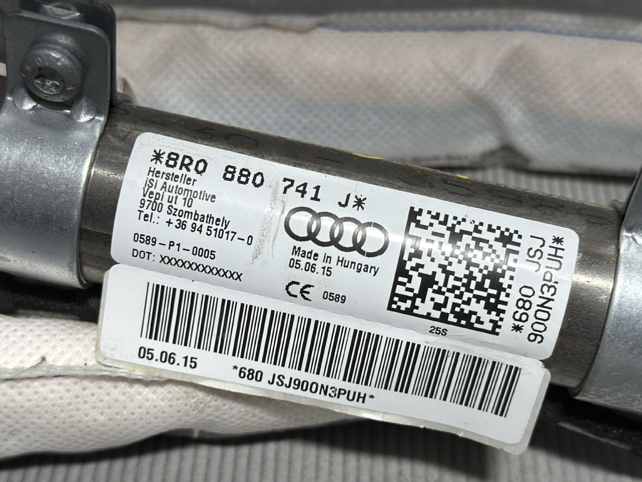 DIJELOVI KROVNI AIRBAG AUDI Q5 > 12-16 2.0 8R0880741J