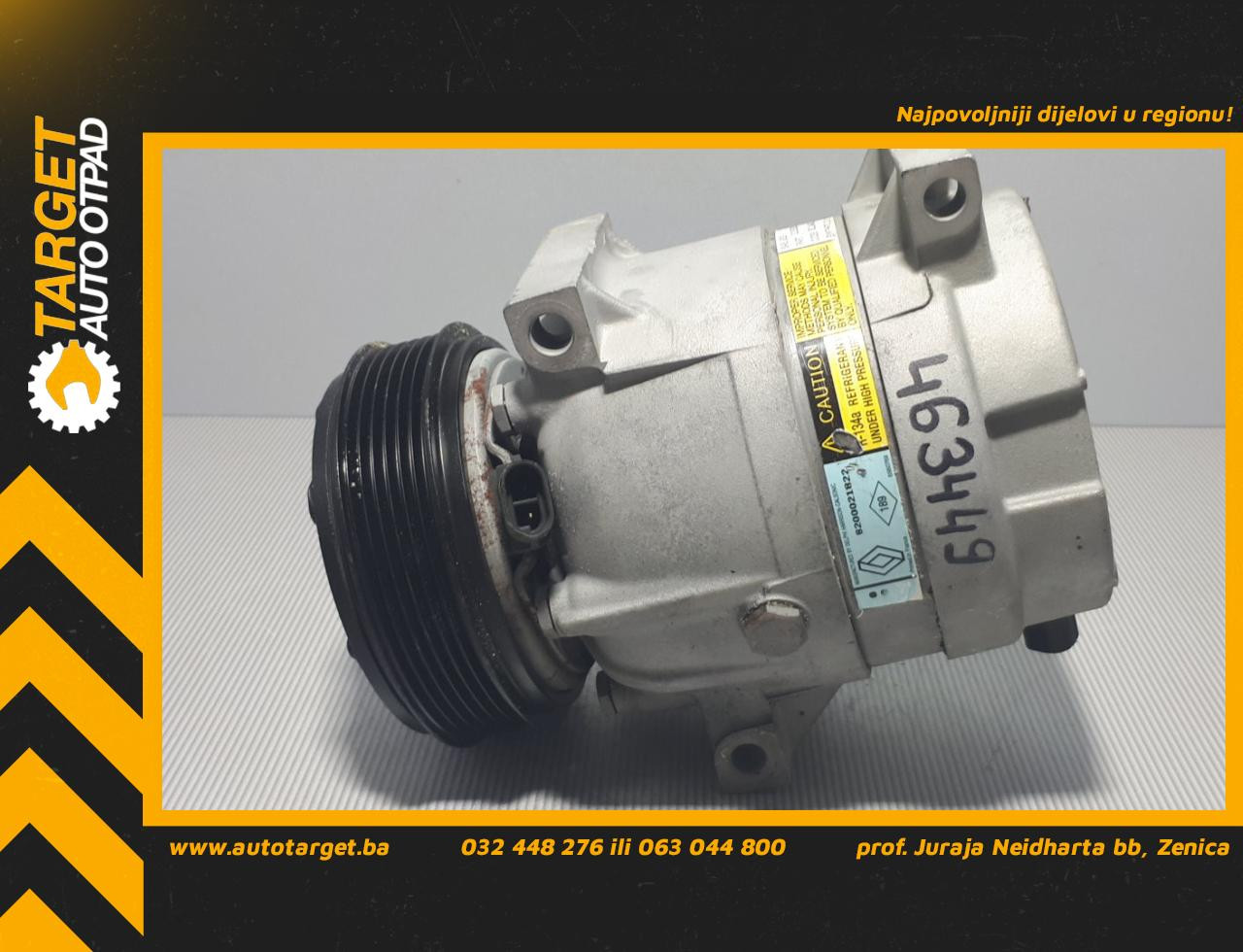 KOMPRESOR KLIME RENAULT LAGUNA > 01-05 8200021822