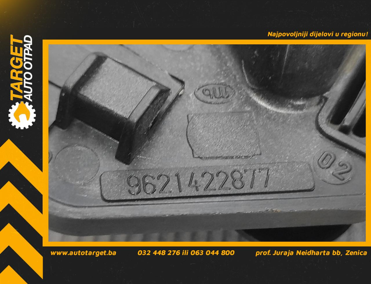 UNUTRASNJA RUCKA VRATA PEUGEOT PARTNER > 03-08 9621422877