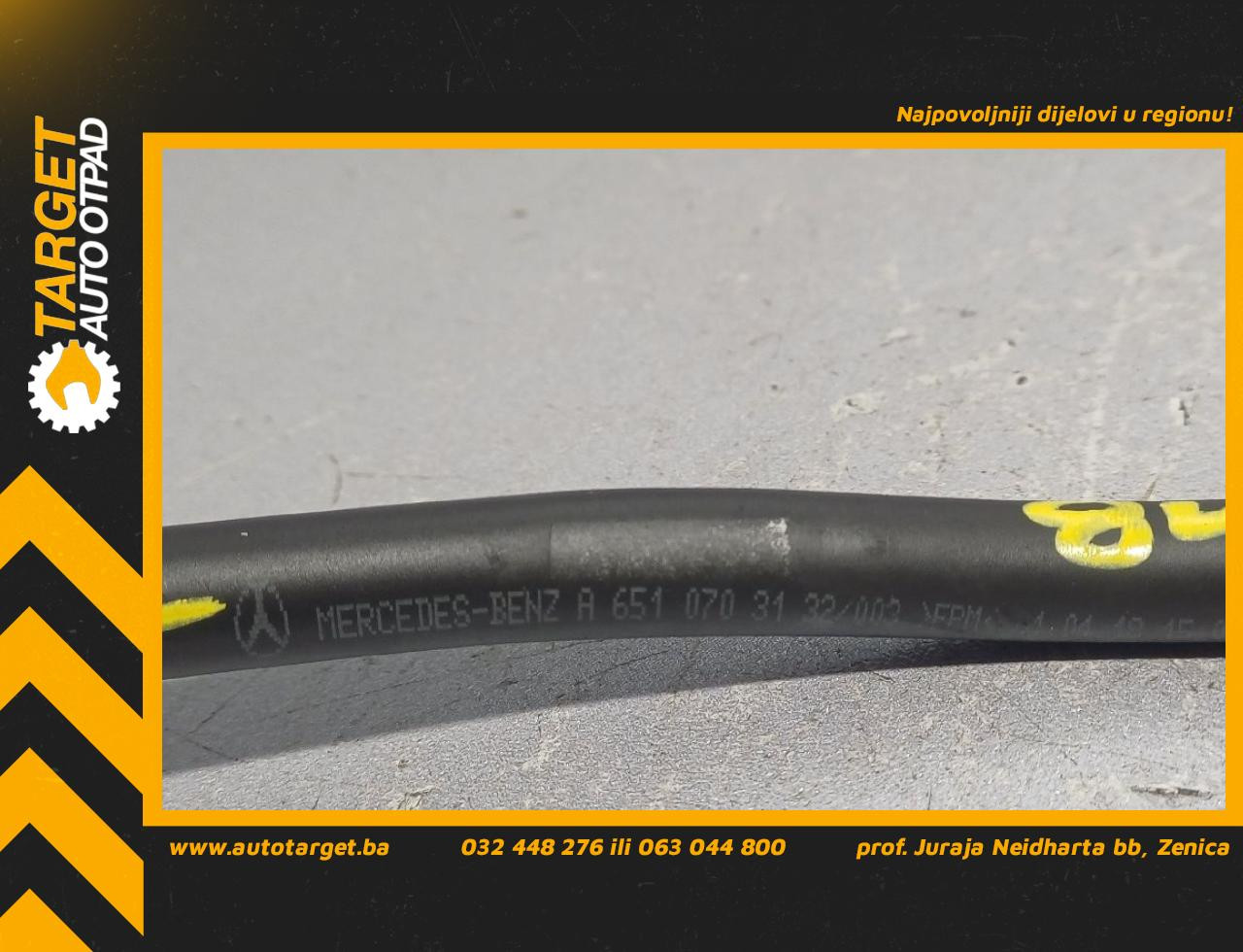 DIJELOVI CRIJEVO MERCEDES GLC (X253) > 16-22 2.2 A6510703132