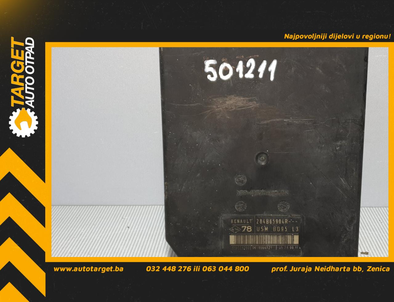 ELEKTRONIKA KUTIJA OSIGURACA RENAULT MEGANE > 08-12 284B65904R