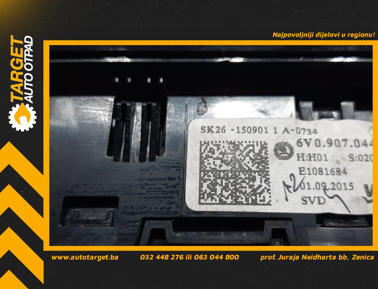 DIJELOVI PREKIDACI KLIME SKODA FABIA > 14- 6V0907044A