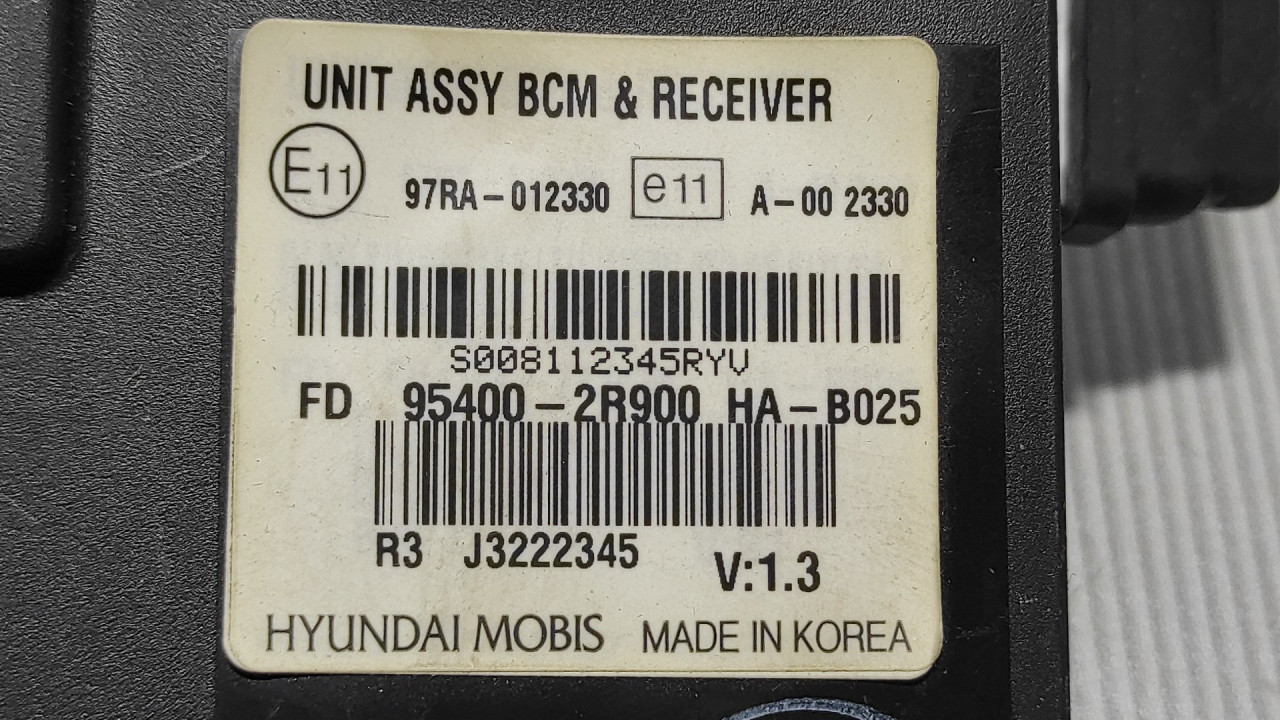 BCM ELEKTRONIKA HYUNDAI I30 > 10-12 954002R900