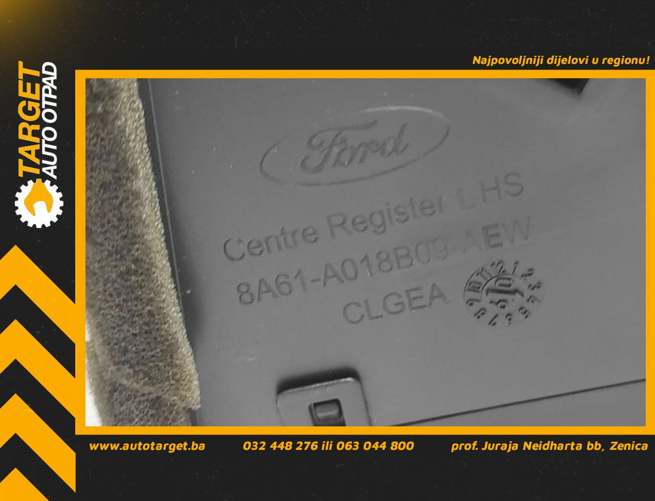 RESETKA VENTILACIJE FORD FIESTA > 08-12 8A61-A018B09-AEW