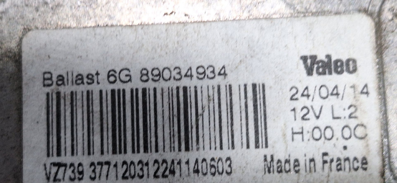 DIJELOVI BALAST FARA BMW SERIJA 1 (E87/E81) > 07-11 89034934