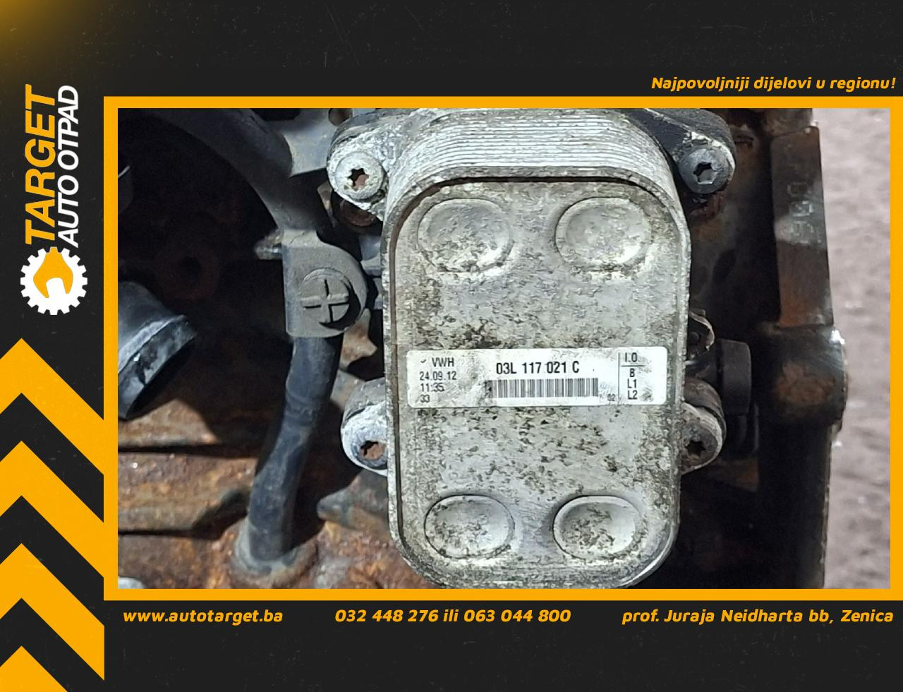 DIJELOVI HLADNJAK ULJA AUDI Q3 > 11-15 03L117021C