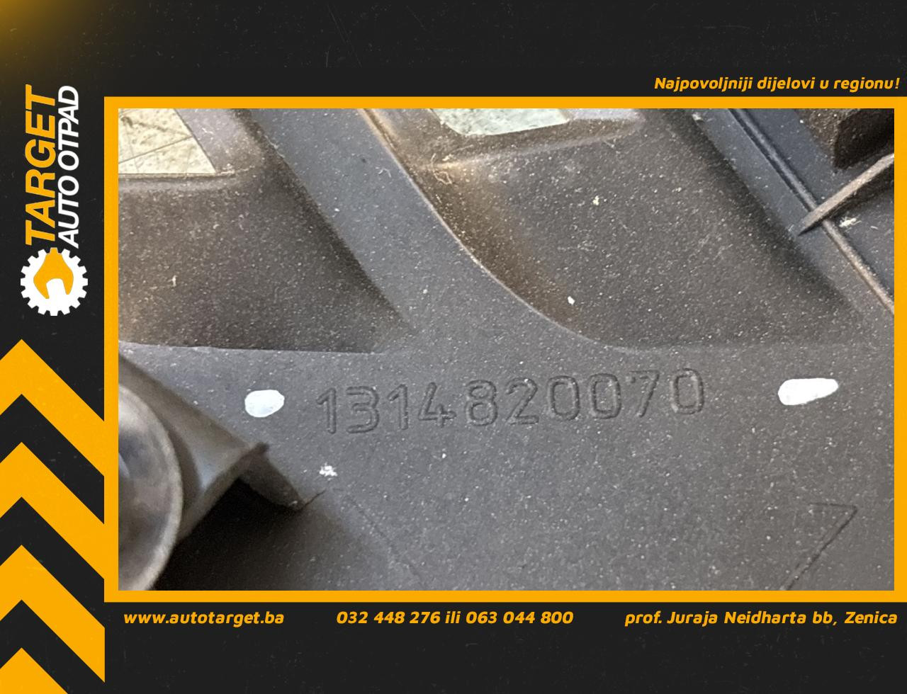 DIJELOVI RESETKA BRANIKA PEUGEOT BOXER > 14- 2.2 1314820070