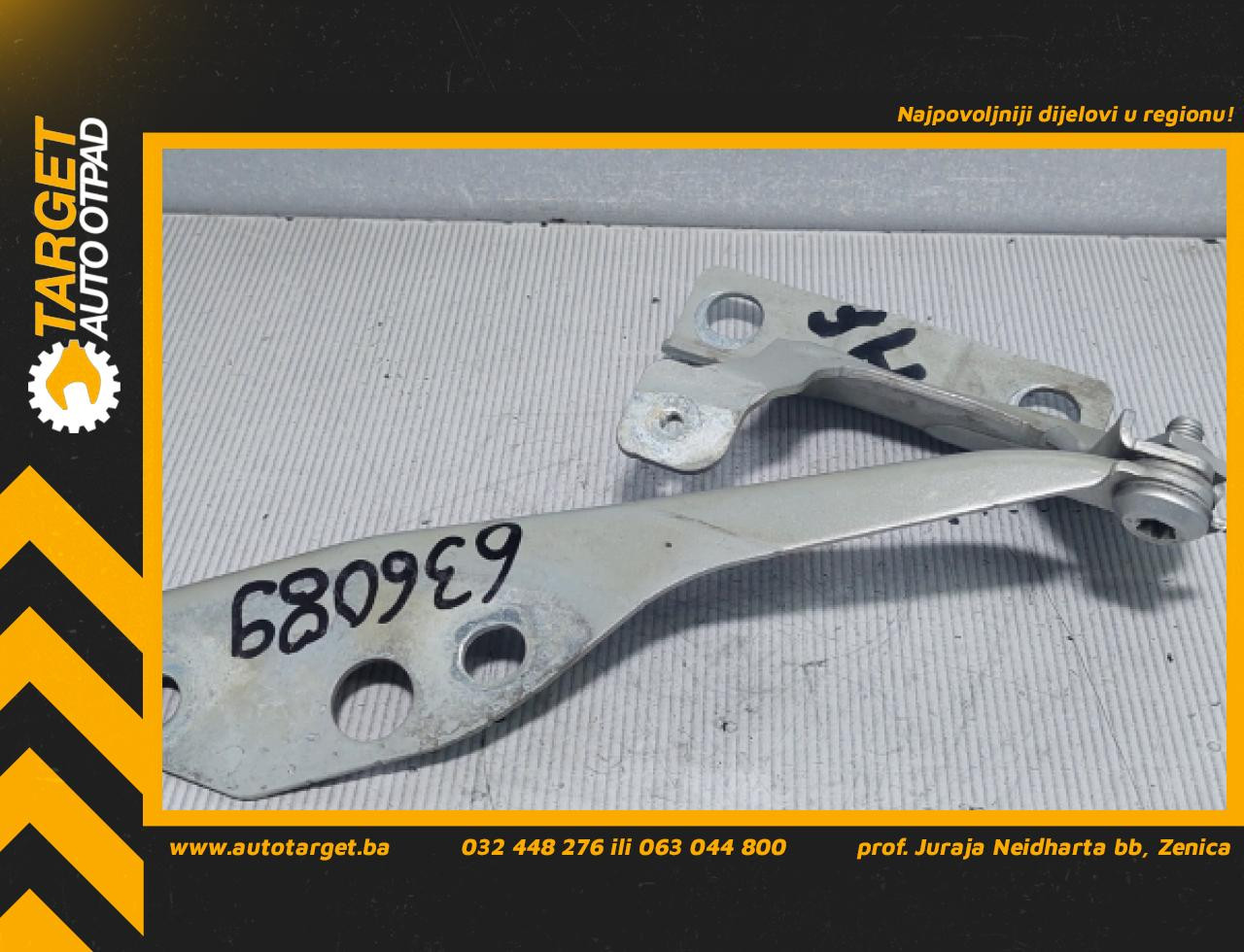 DIJELOVI SKARE OD HAUBE VOLVO C30 > 06-09 30753598