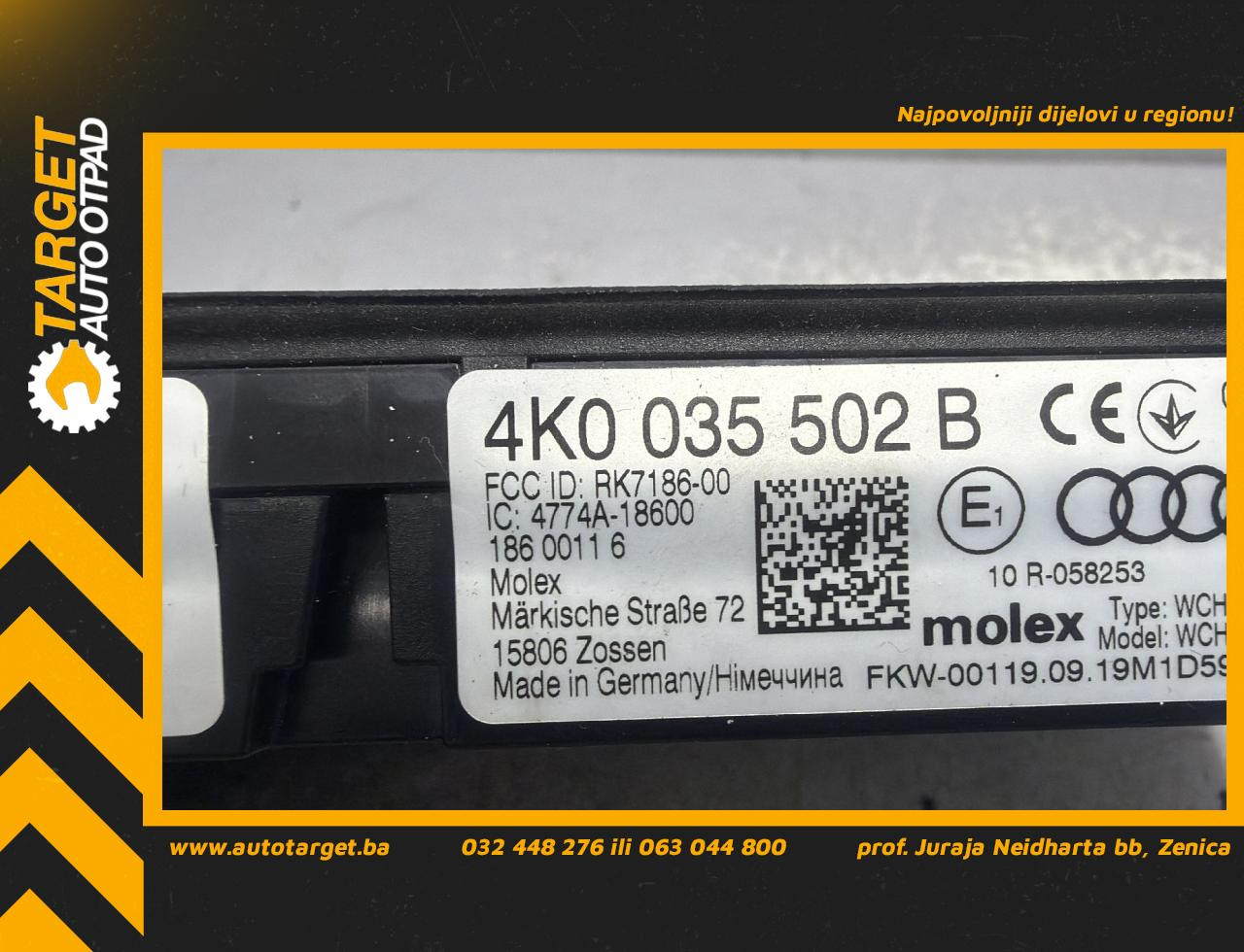 DIJELOVI ELEKTRONIKA MODUL AUDI A7 > 18- 3.0 4K0035502B
