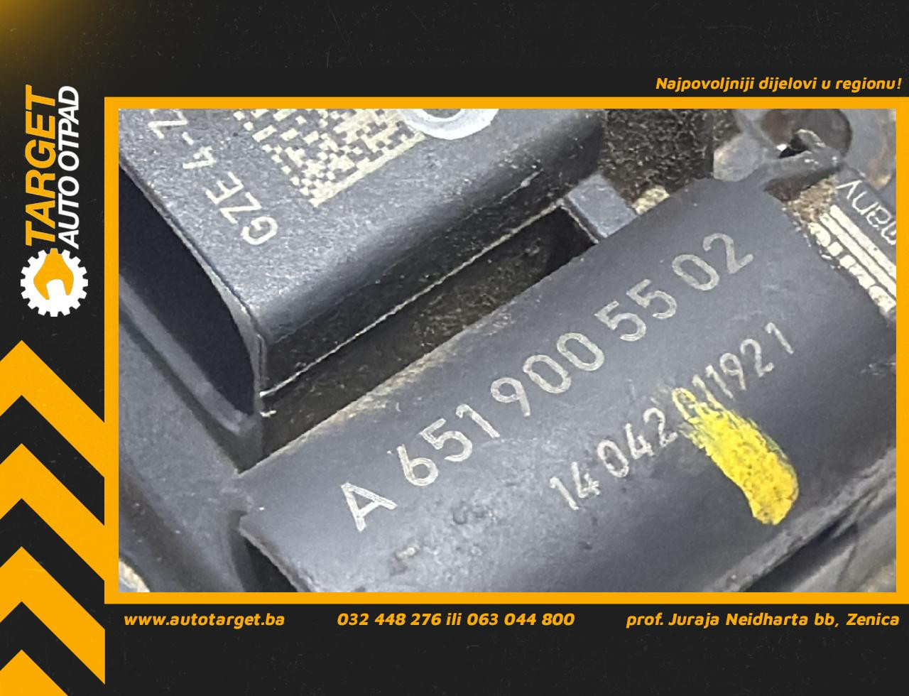 ELEKTRONIKA RELEJ MERCEDES C KLASA (W204) > 11-13 A6519005502