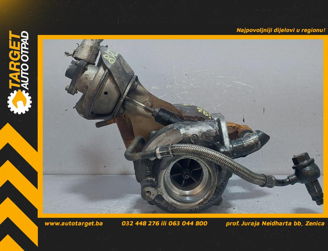 DIJELOVI TURBINA CITROEN C5 > 01-04 2.0 9654919580