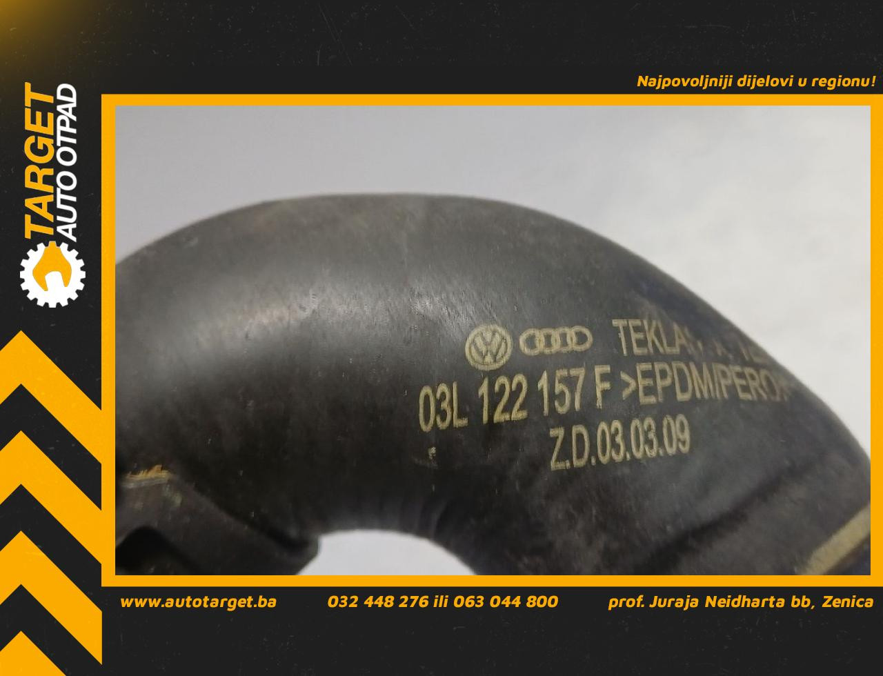 DIJELOVI CRIJEVO AUDI A5 (8T) SPORTBACK > 07-11 2.0 03L122157F