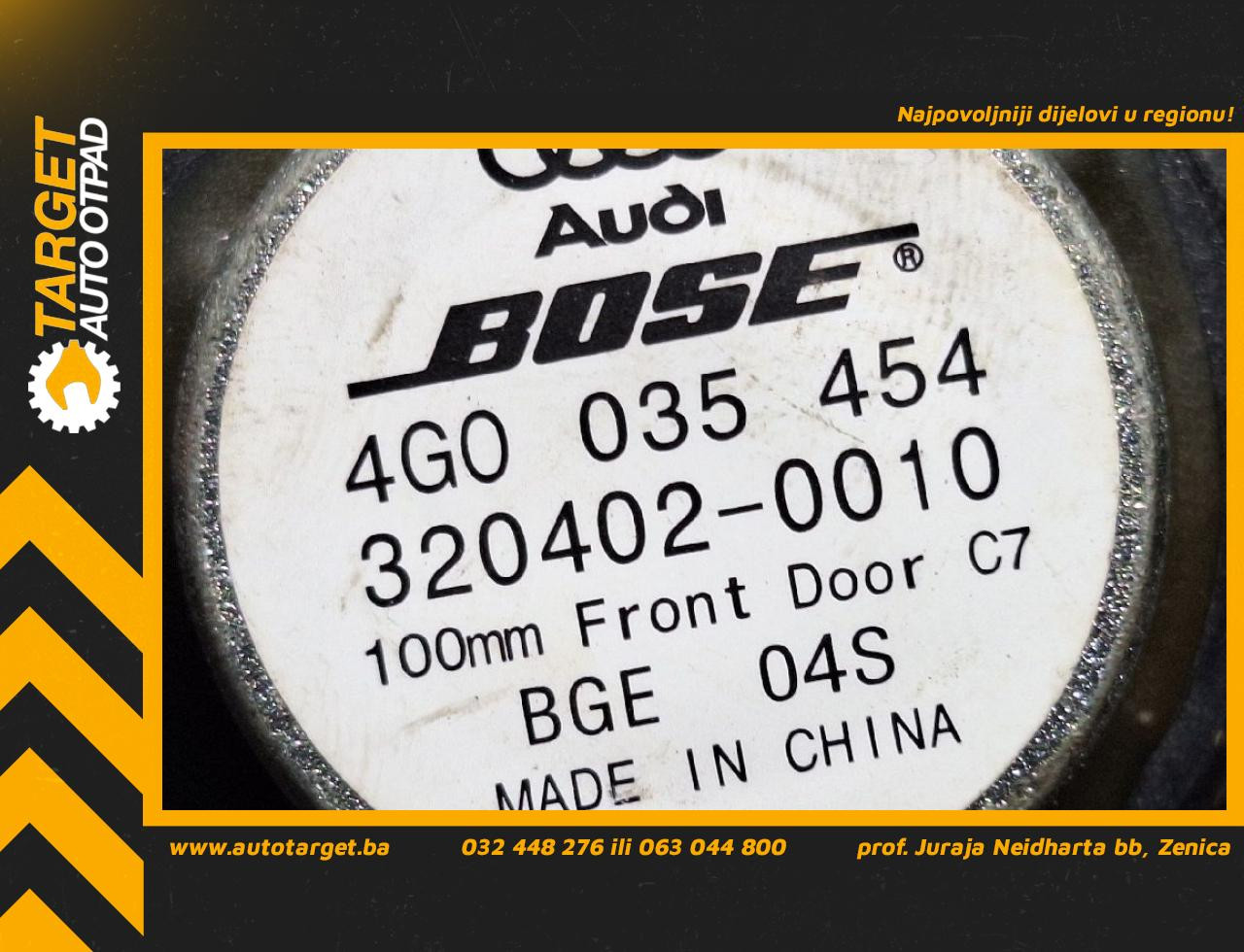 DIJELOVI ZVUCNIK AUDI A7 S-LINE > 14-18 3.0 4G0035454