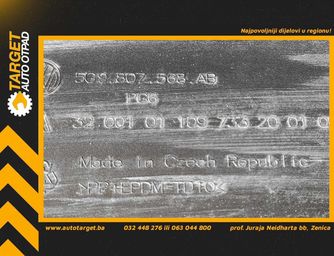 DIJELOVI SPOJLER VW GOLF 7 > 12-16 5G9807568AB