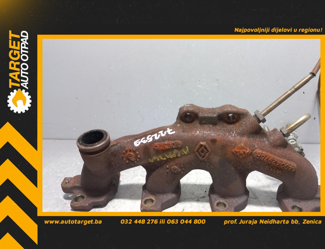 DIJELOVI IZDUVNA GRANA NISSAN QASHQAI > 14-17 1.5 140042975R