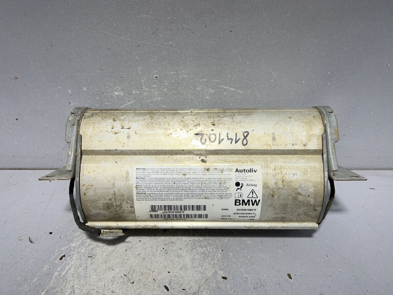 AIRBAG SUVOZACA BMW SERIJA 5 (E60/E61) > 03-07 39703970