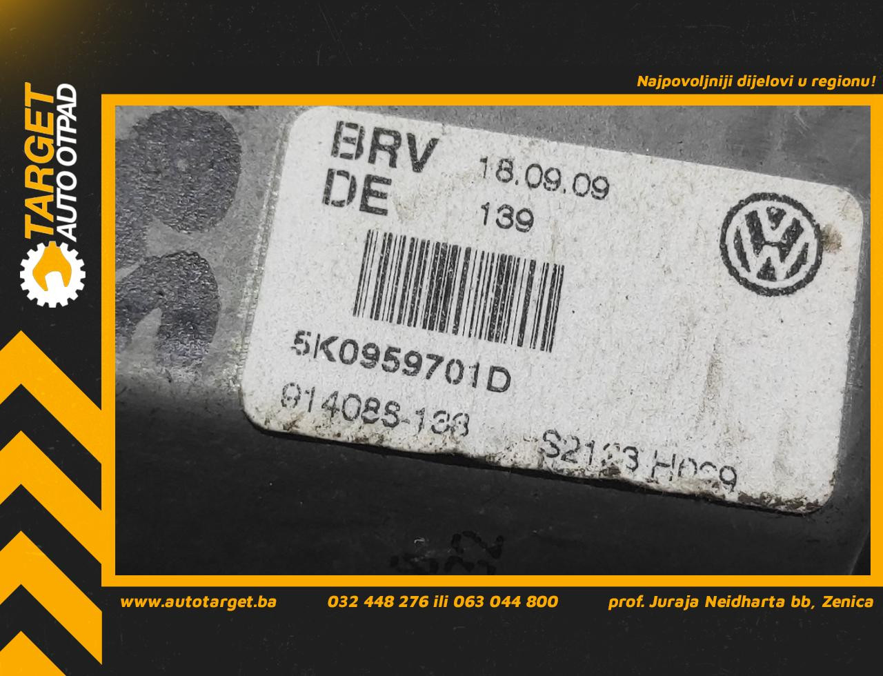MOTORIC PODIZACA STAKLA VW GOLF 6 > 08-12 5K0959701D