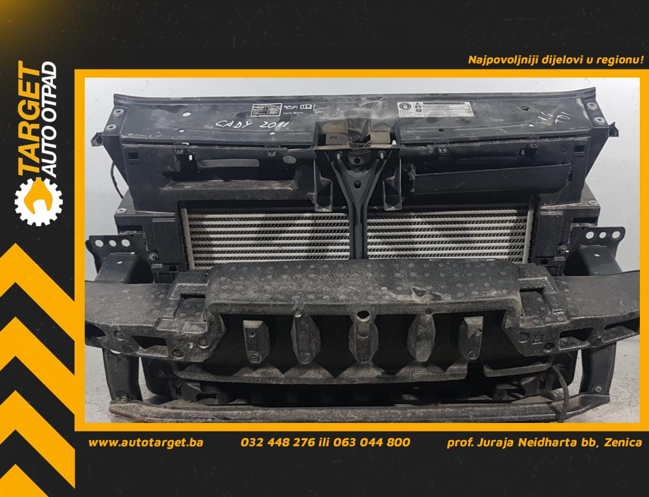 HLADNJAK VODE VW CADDY > 10-15 1K0121251DD