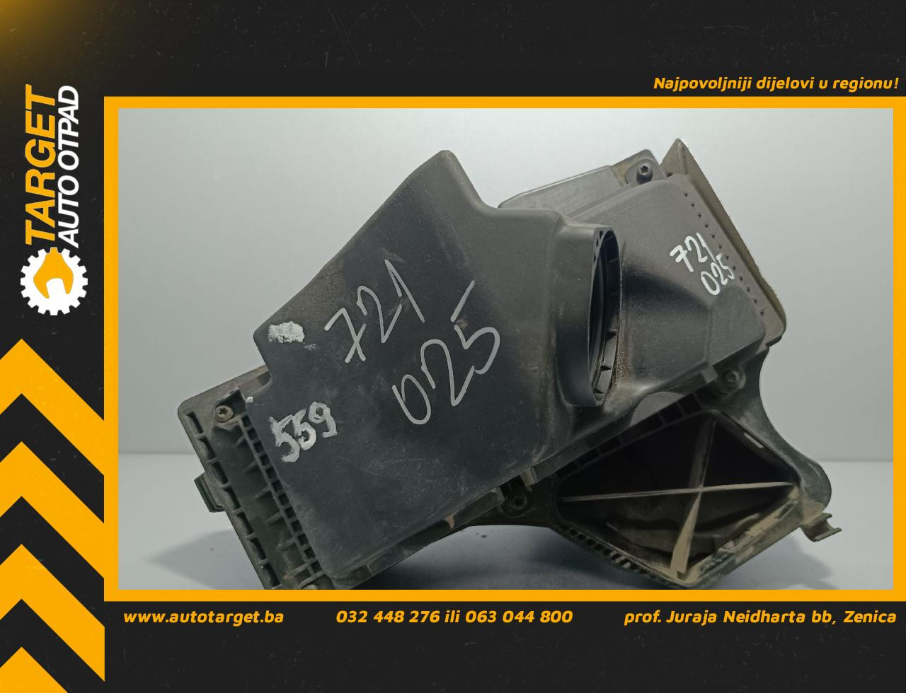 KUCISTE FILTERA ZRAKA AUDI A5 (8T) SPORTBACK > 07-11 8K0133837AC