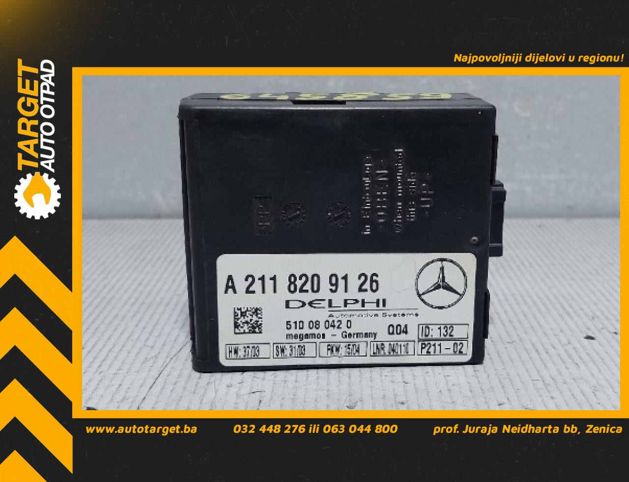 ELEKTRONIKA MODUL MERCEDES C KLASA (W203) > 04-07 A2118