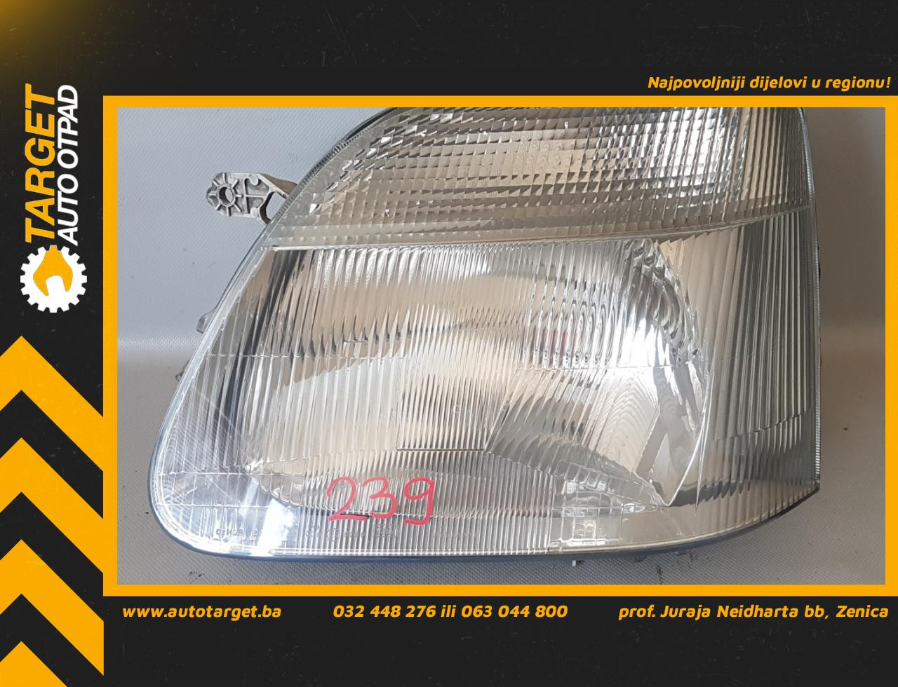 DIJELOVI FAR SUZUKI WAGON R > 98-03 09204189