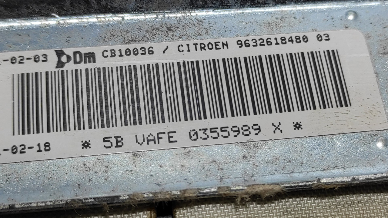 AIRBAG SUVOZACA CITROEN C5 > 01-04 963261848003