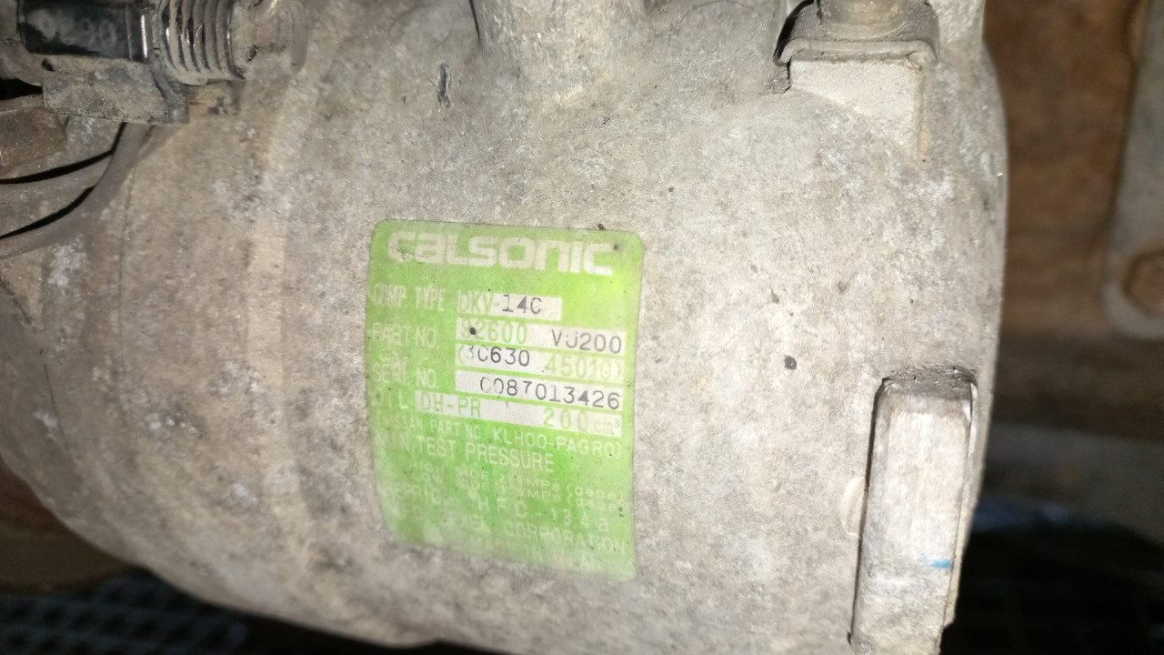 KOMPRESOR KLIME NISSAN NAVARA > 02-04 92600VJ200