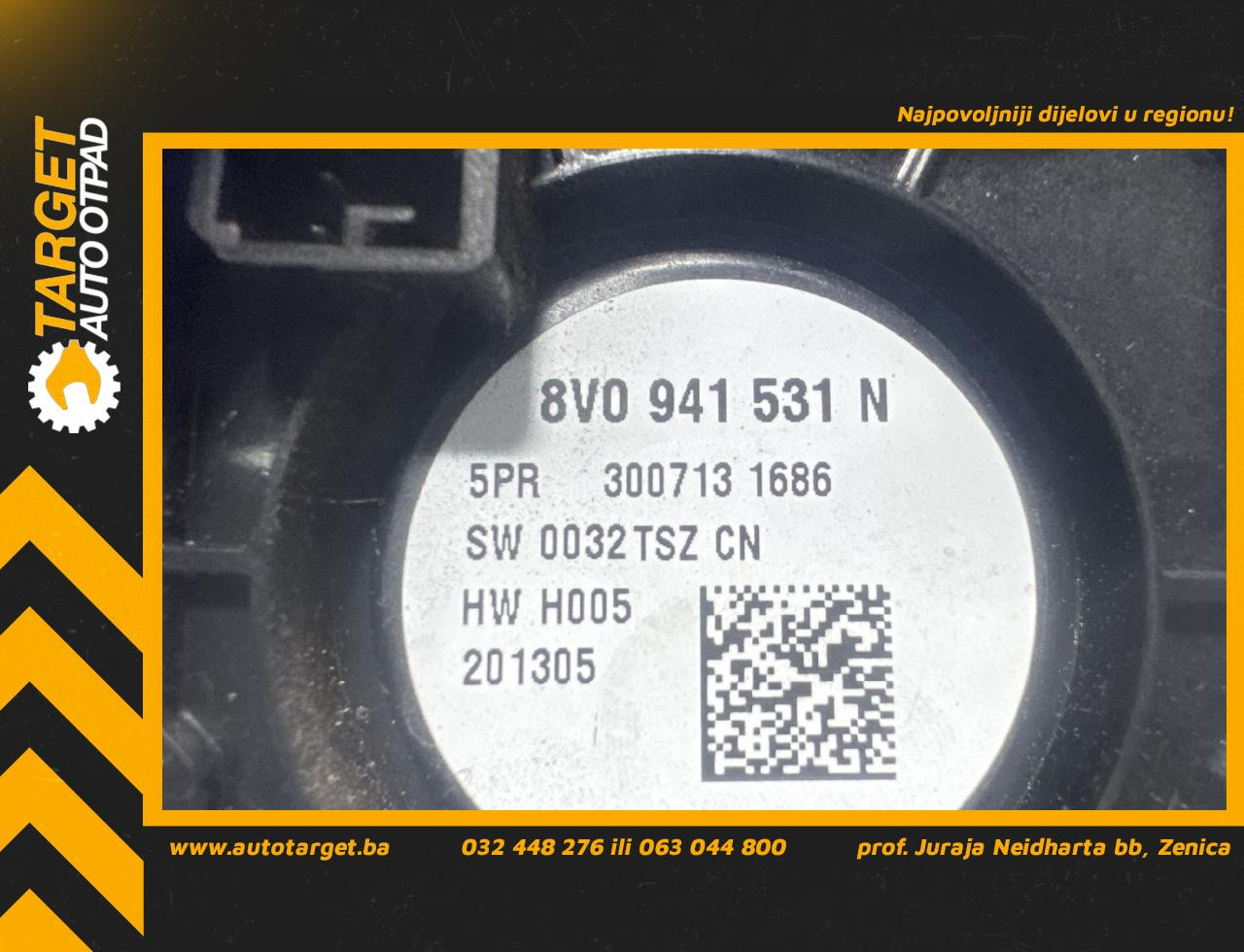 PREKIDACI SVJETLA AUDI A3 (8V1/8VA) > 12-16 8V0941531N