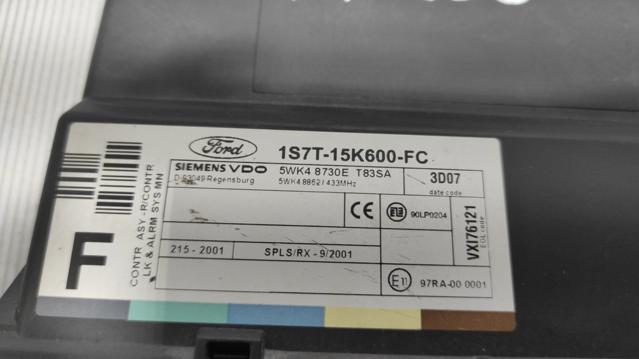 KOMFORT ELEKTRONIKA FORD FOCUS > 01-05 1S7-15K600-FC