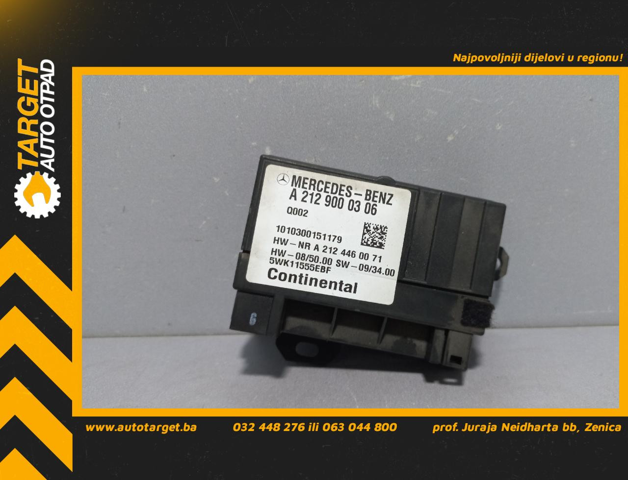 ELEKTRONIKA MODUL MERCEDES E KLASA (W212) > 09-13 A2129