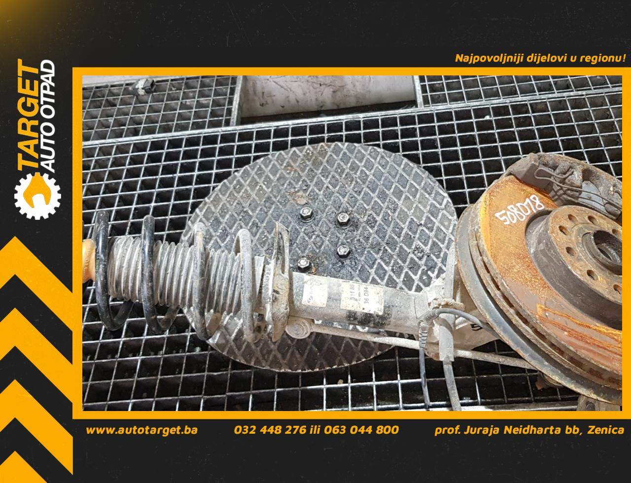 DIJELOVI AMORTIZER VW CADDY > 03-10 1K0412331A