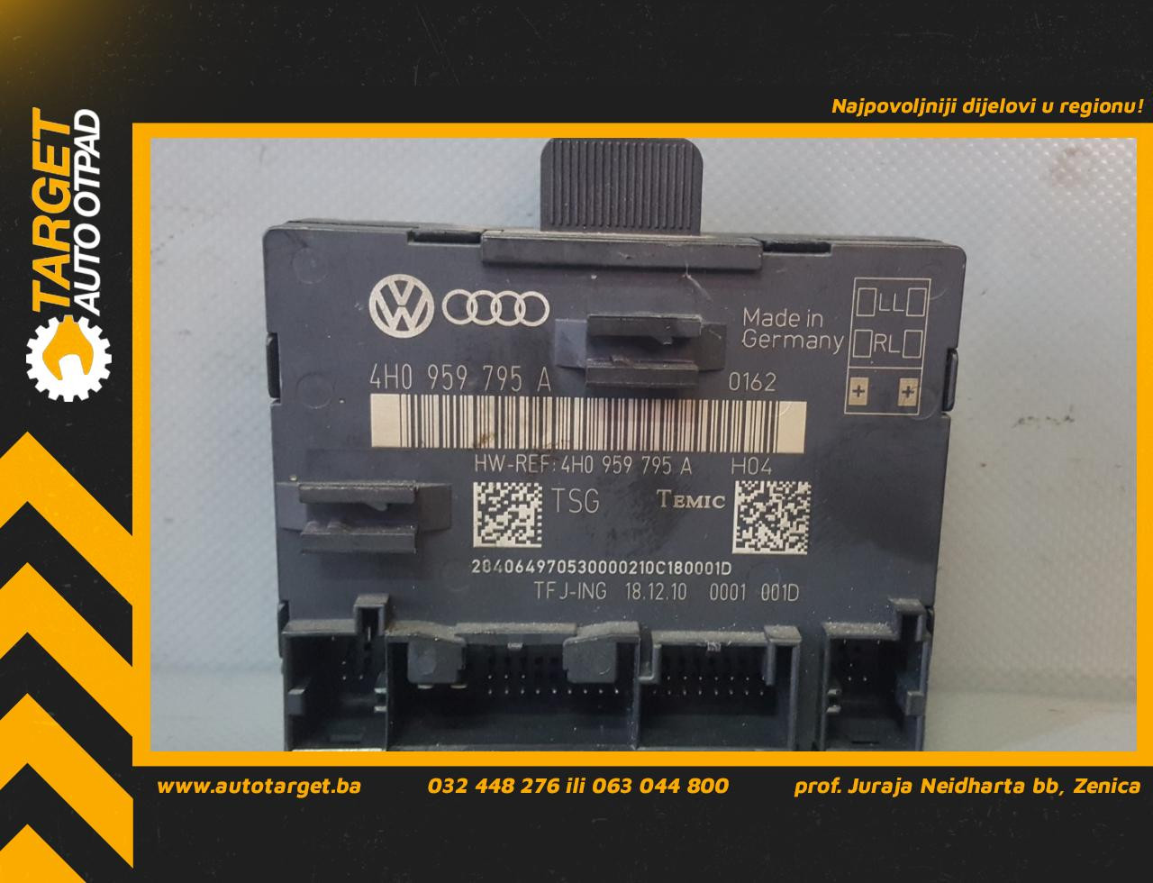 ELEKTRONIKA MODUL AUDI A8 (4H) > 10-13 4H0959795A 4H095