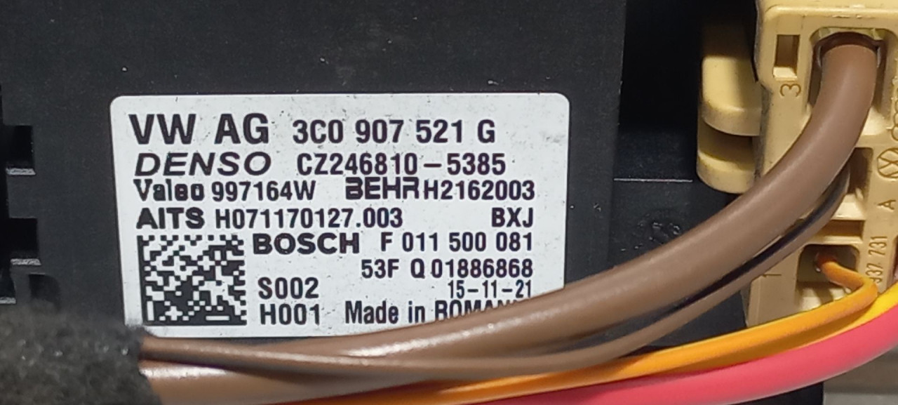 DIJELOVI ELEKTRONIKA REOSTAT VW T6 > 15-19 2.0 3C0907521G