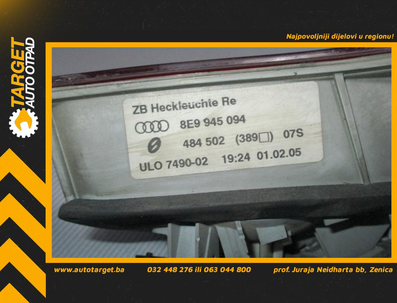STOP SVJETLO AUDI A4 (B7) > 04-07 AD022016 8E9945094