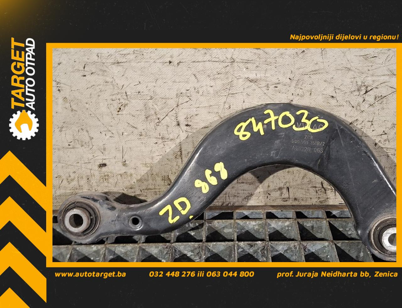 DIJELOVI RAME VW GOLF 8 > 19- 2.0 5Q0505323D 5Q0505351B