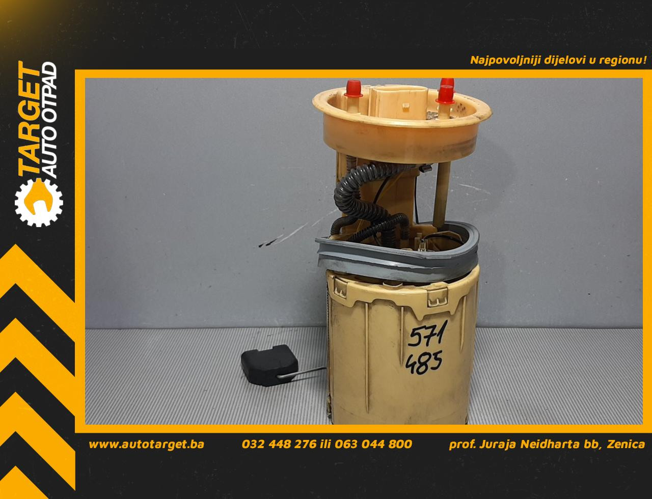 DIJELOVI PUMPA GORIVA U REZERVOARU VW T5 > 03-09 2.5 7H0919050D