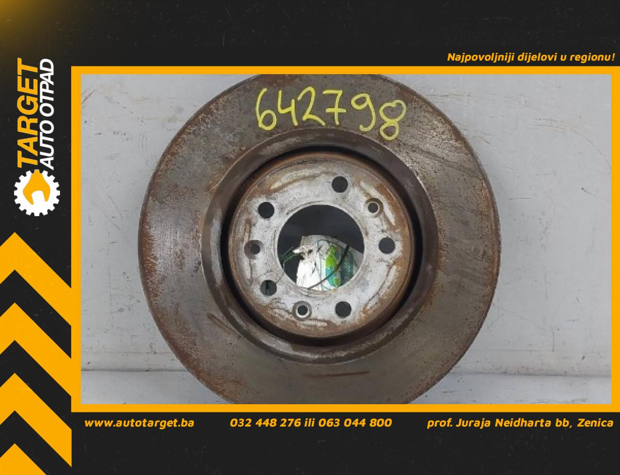 DIJELOVI KOCIONI DISK FIAT SCUDO > 07-16